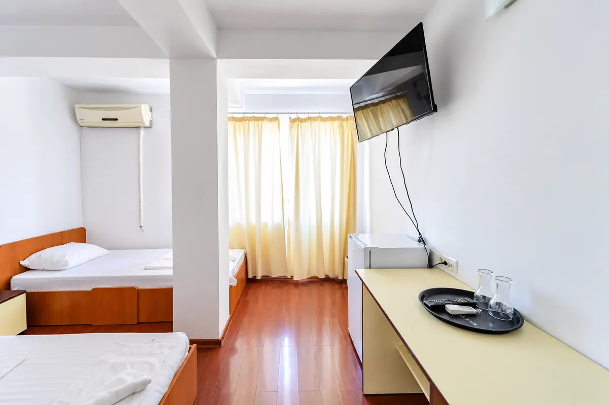 Interiorul camerei twin